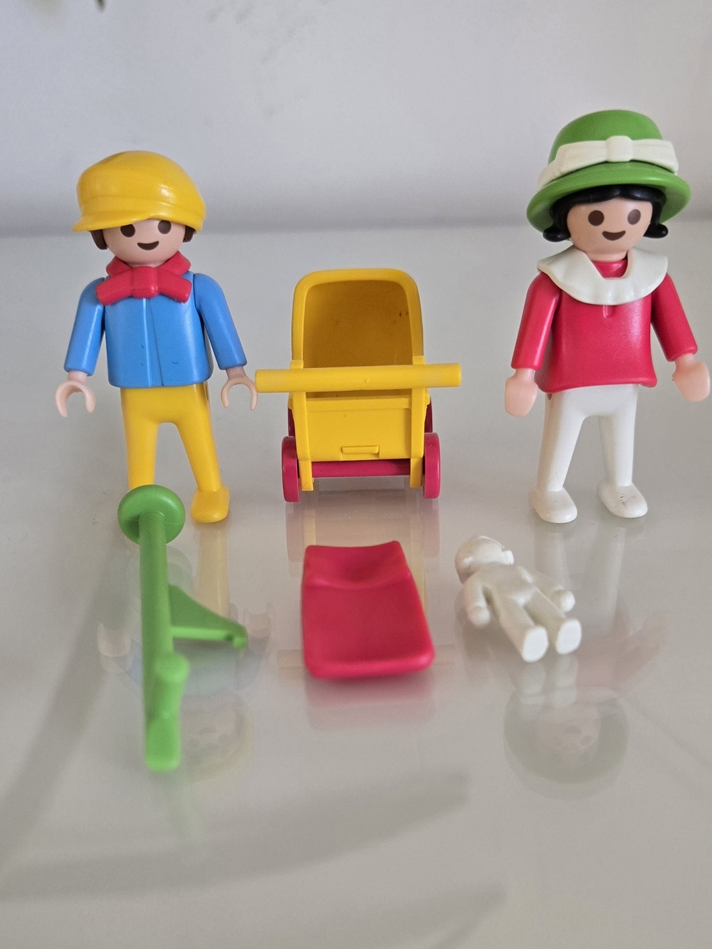 Playmobil 5403 Boy Stilt Pram Victorian Mansion Girl With Stroller